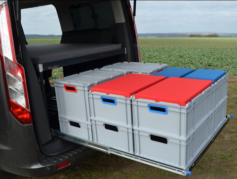 Boxenset für Heckauszug Ford  Model bis 2023 120cm / 12 Boxen