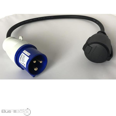 Adapterkabel: CEE-Kupplung auf /Schuko-Steckdose